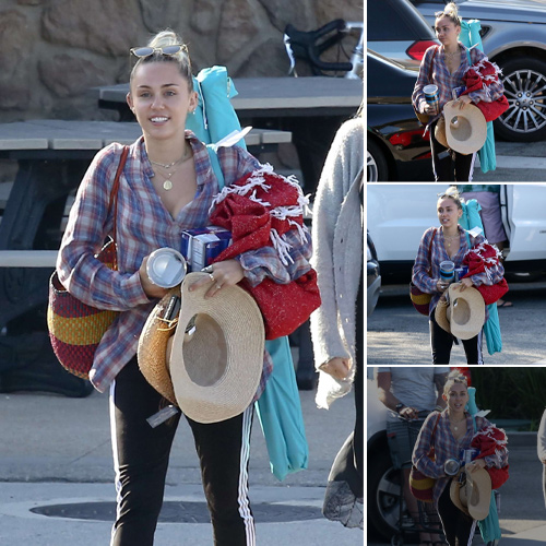 Miley Cyrus Spotted Enjoying Casual Shopping Excursion at Malibu Pavilions